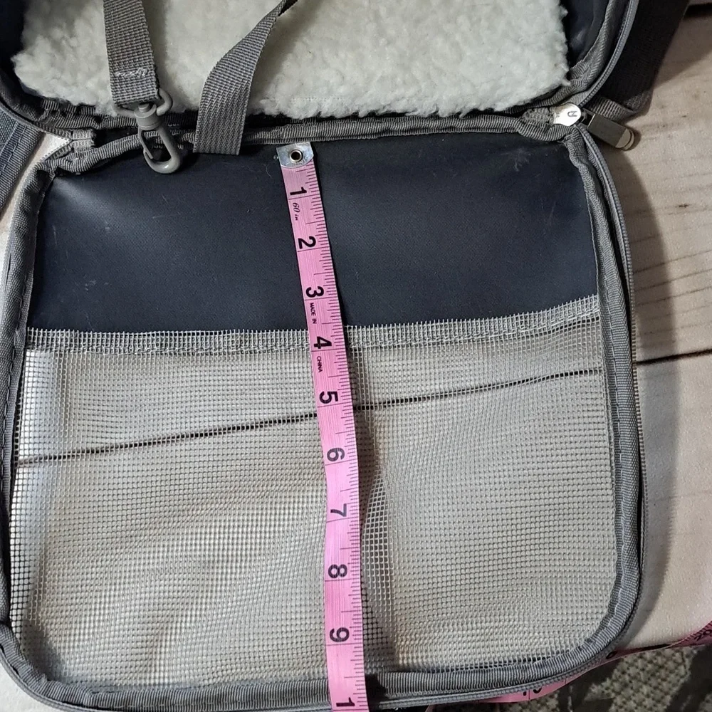 Gray Pet Carrier Travel Bag